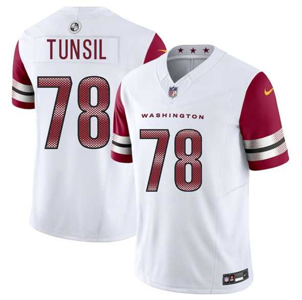 Men & Women & Youth Washington Commanders #78 Laremy Tunsil White 2025 F.U.S.E. Vapor Limited Stitched Jersey->customized mlb jersey->Custom Jersey
